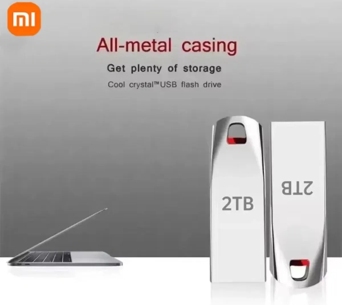 2TB USB 3.0 Memory Stick Metal Flash Pen Drive - Image 4