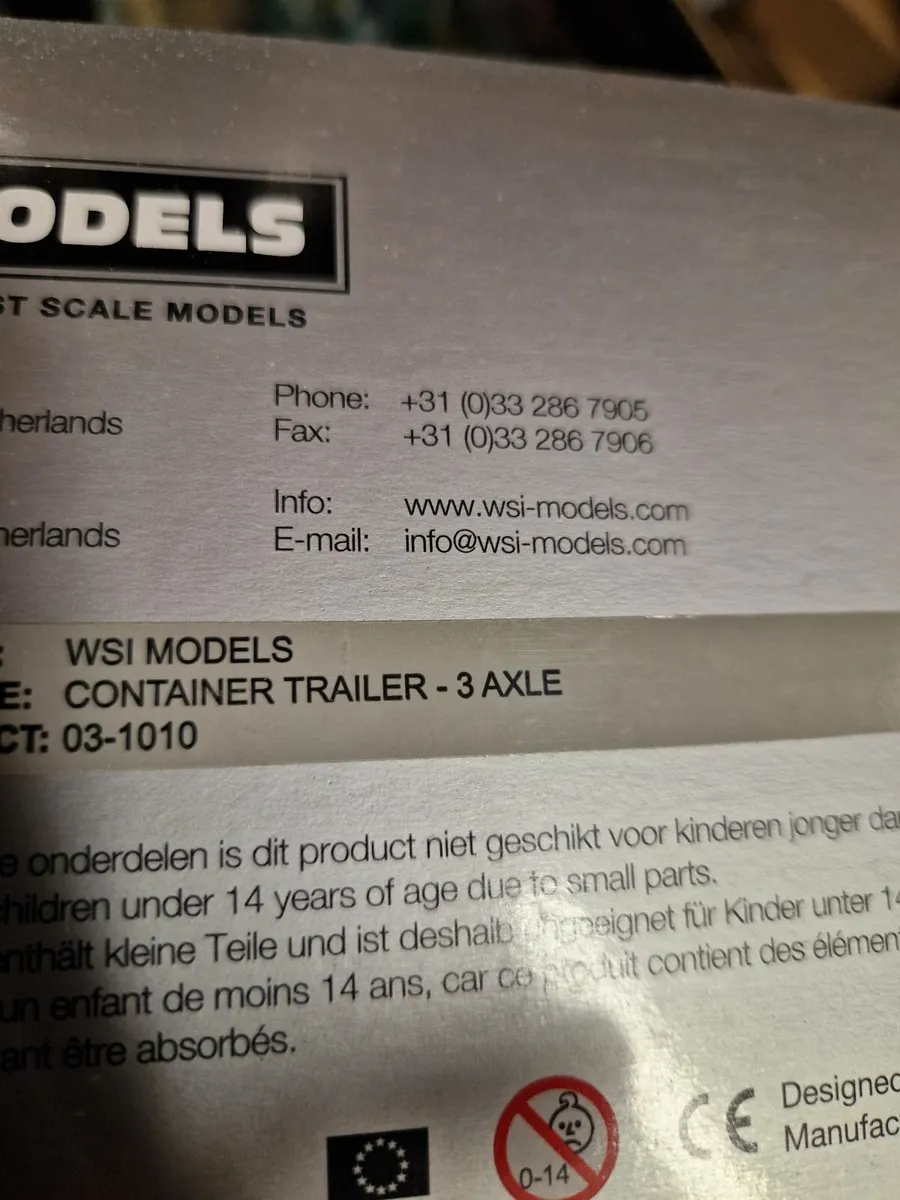 Corgi WSI 3 Axle Container Trailer - Image 3