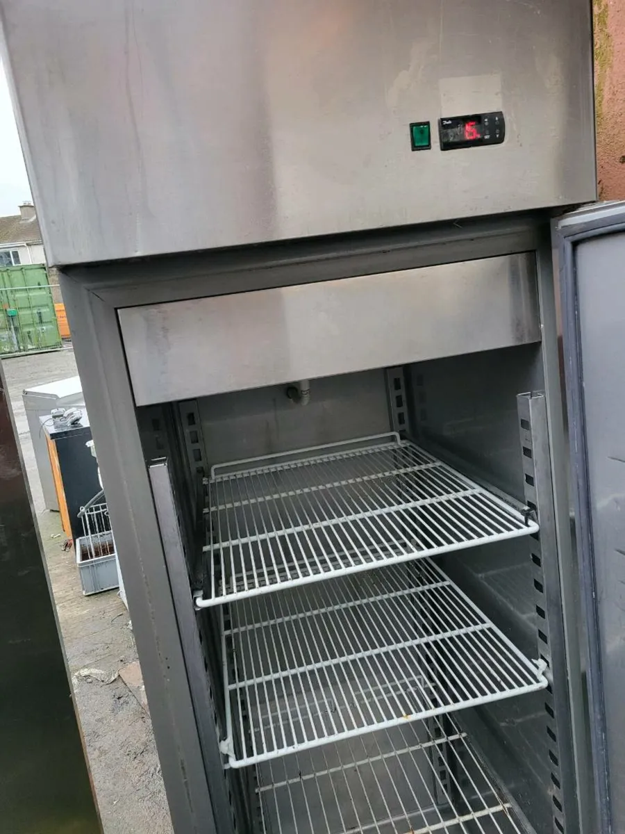 Fridge Upright Stainless Steel - Image 4
