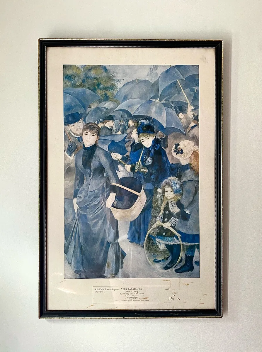 Vintage Renoir Print ‘Les Parapluies’ c. 1883 - Image 1