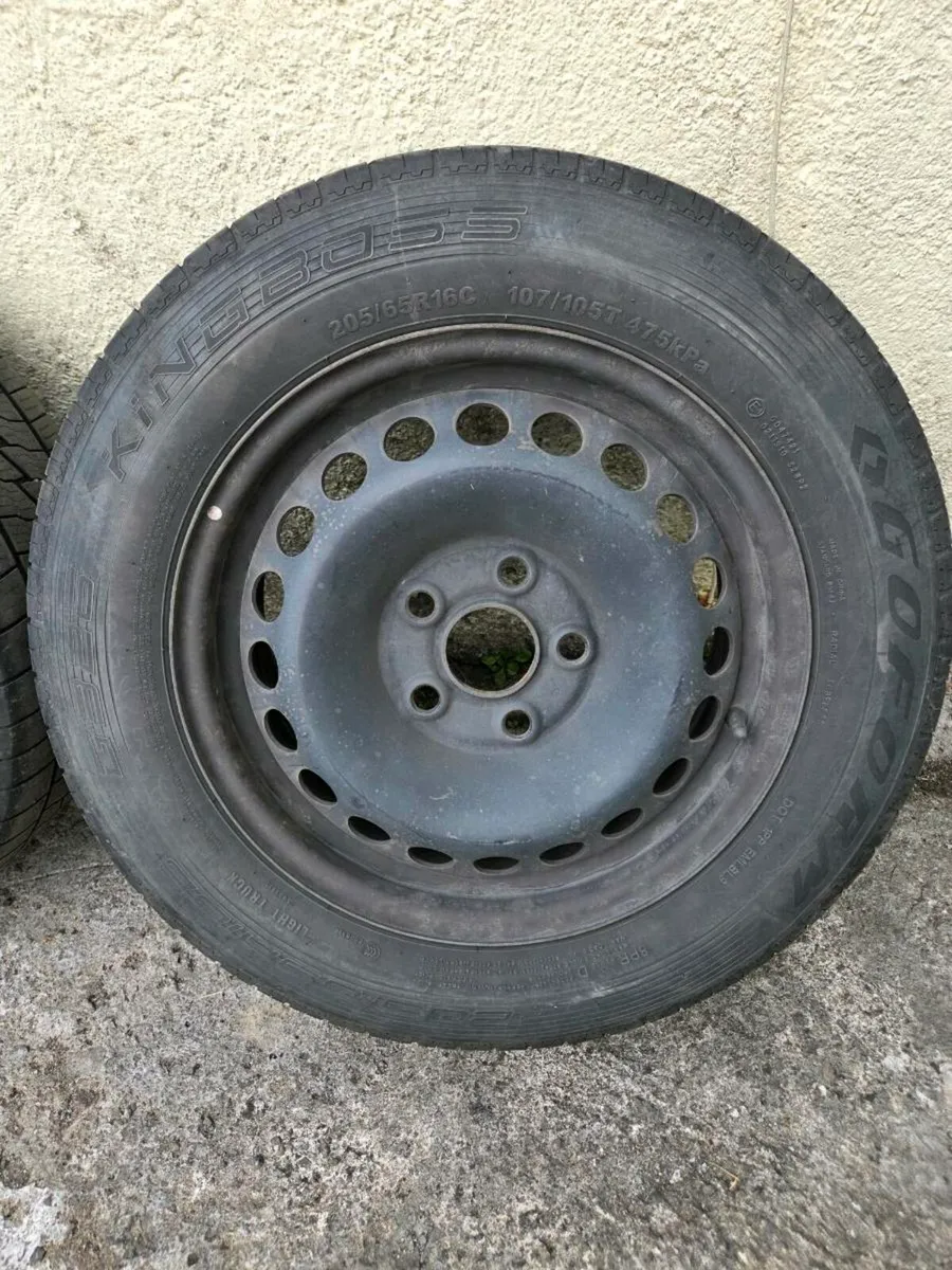 Vw Transporter Steel Rims & Tyres - Image 2
