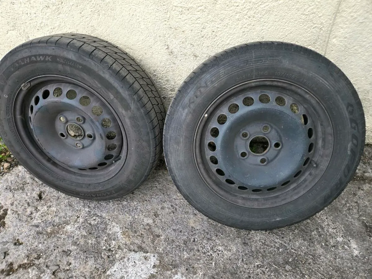 Vw Transporter Steel Rims & Tyres - Image 3