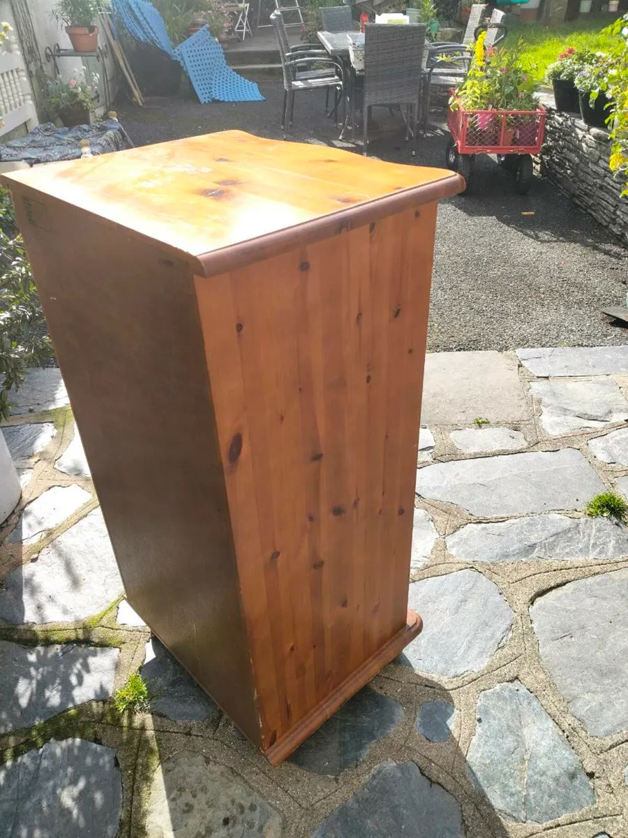 Tallboy cabinet. Solid wood. - Image 3