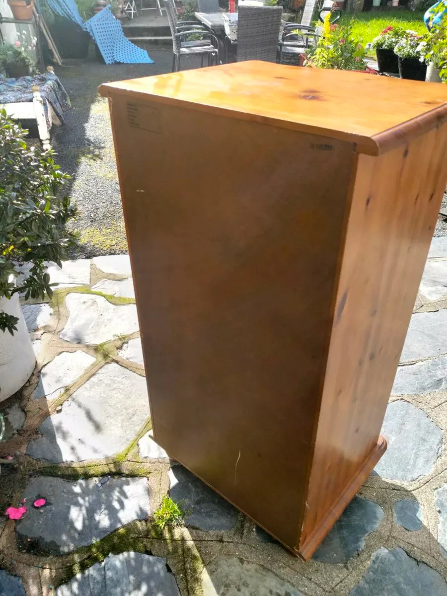 Tallboy cabinet. Solid wood. - Image 4