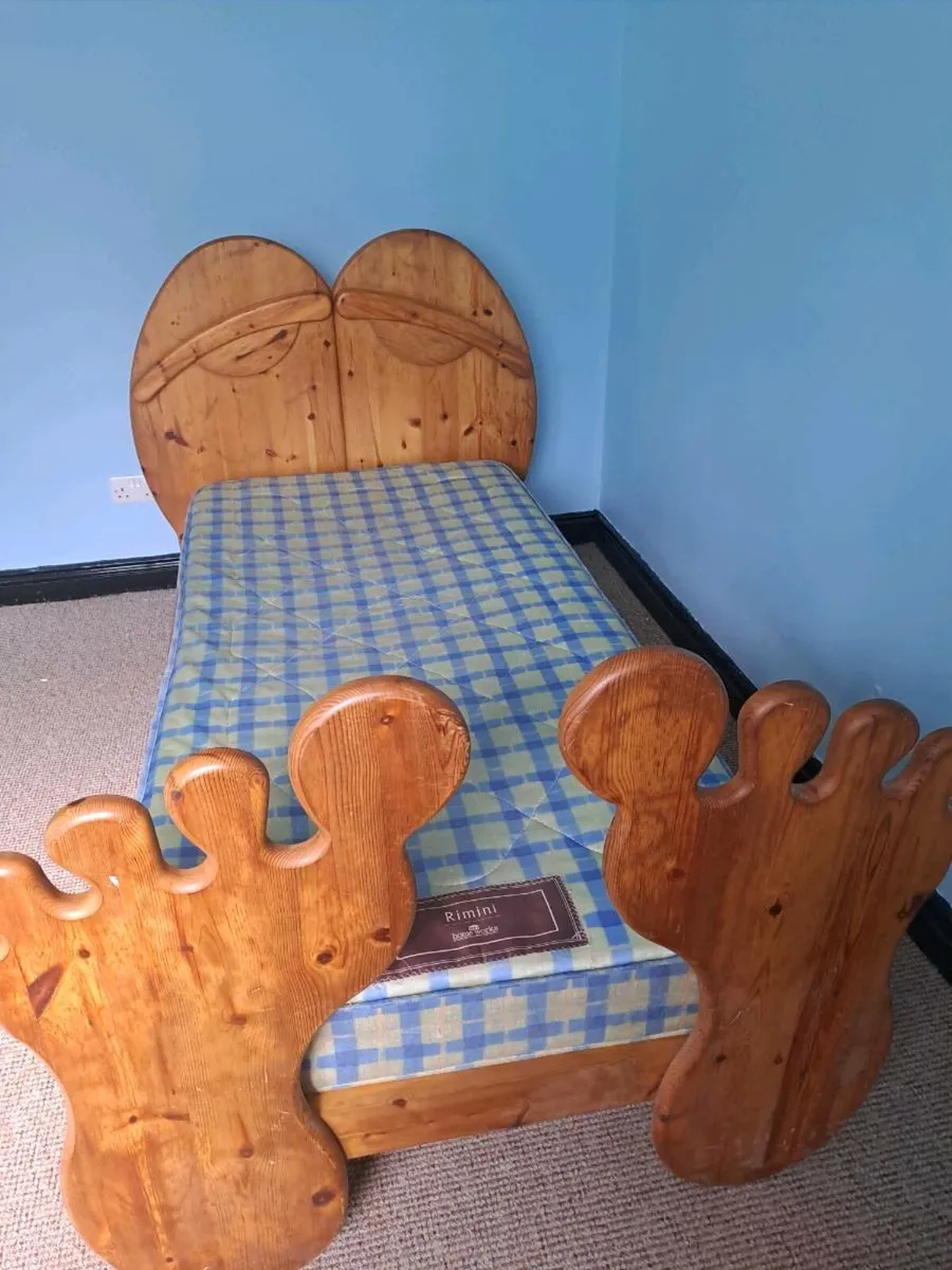 Single Pine Bed - Image 3