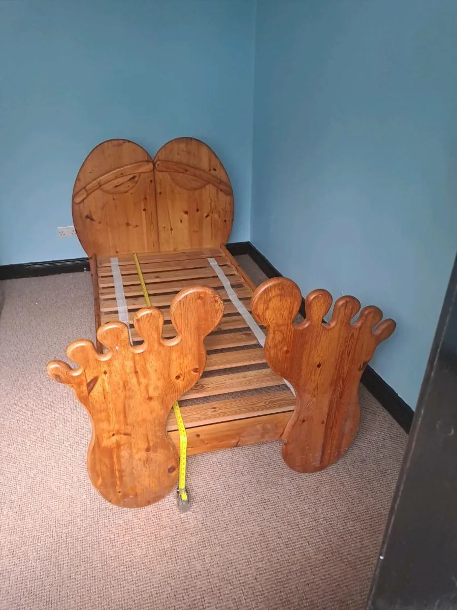 Single Pine Bed - Image 1
