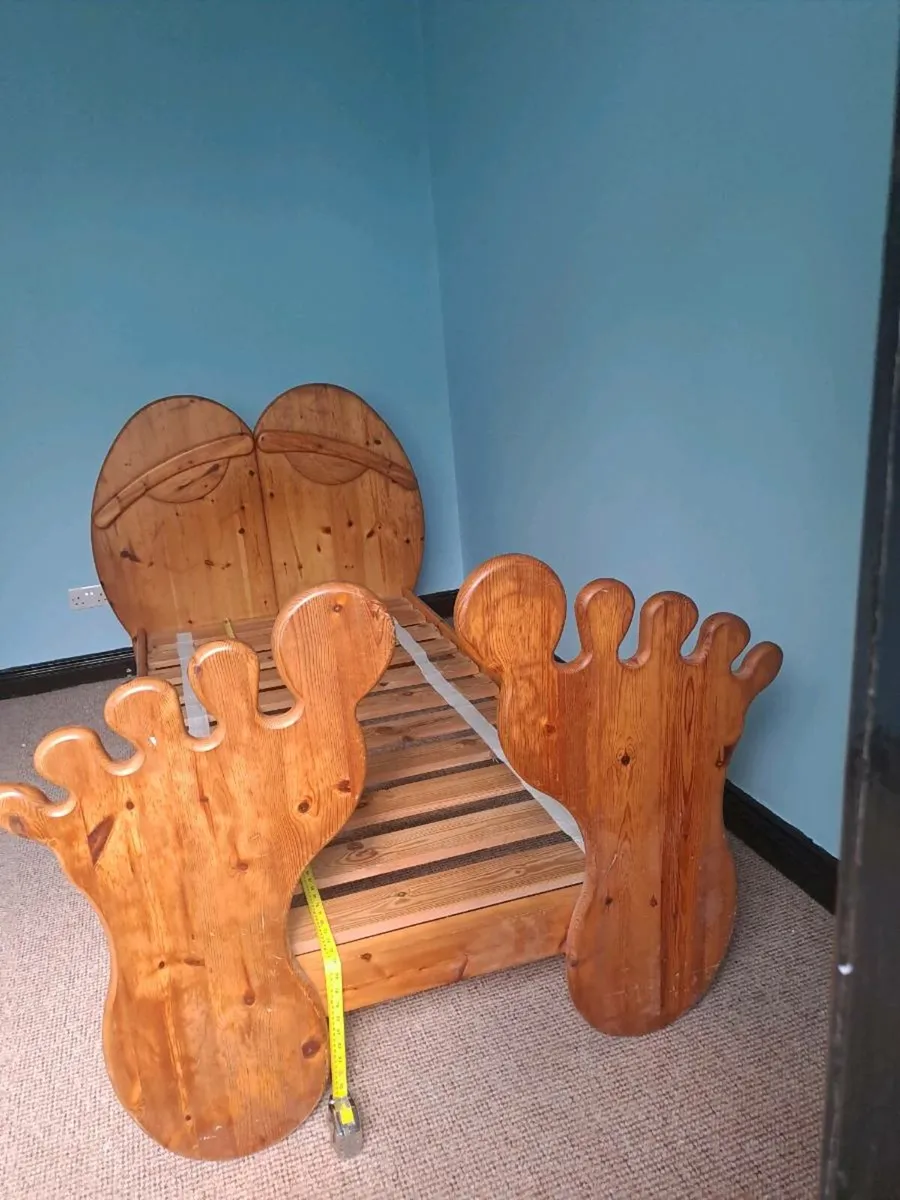 Single Pine Bed - Image 4