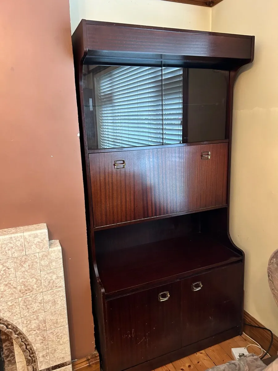 Vintage mahogany cabinets - Image 1