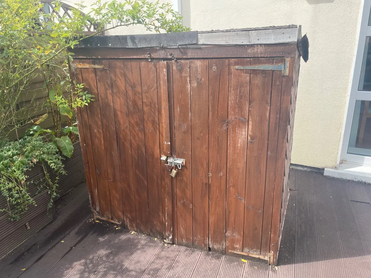 Garden Storage Unit/. Bike Storage Box - Image 2