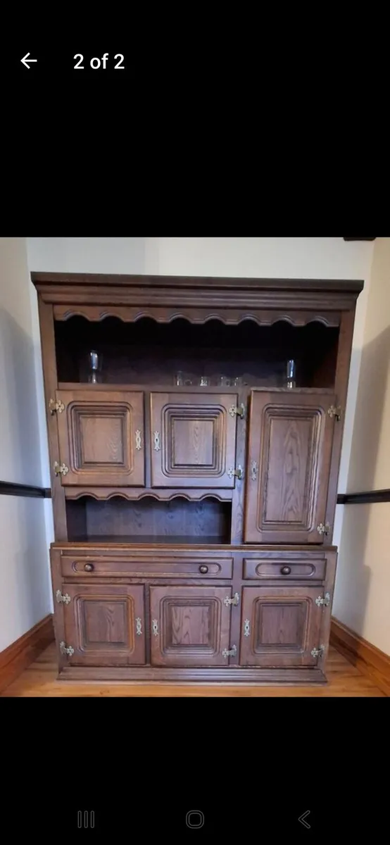 Solid Oak dresser 77 x58" - Image 2