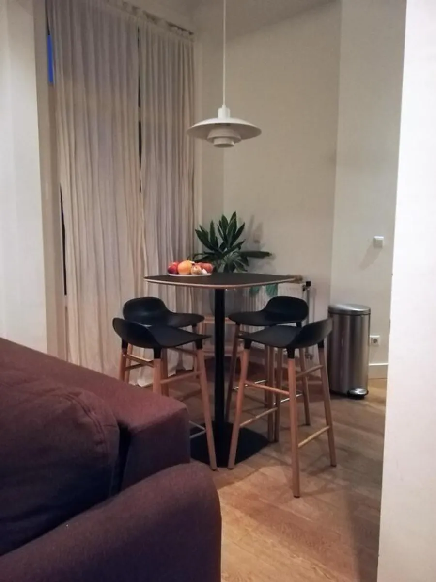 Normann Copenhagen Form Barstools and Cafe Table Set - Image 1