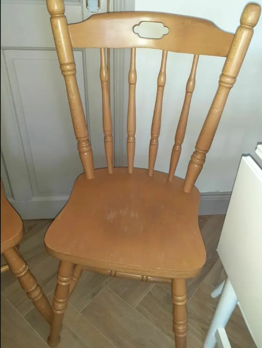 2 solid sturdy chairs selling together - Image 2