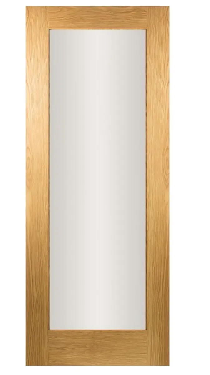 Seadec Oak shaker Door clear glass - Image 2