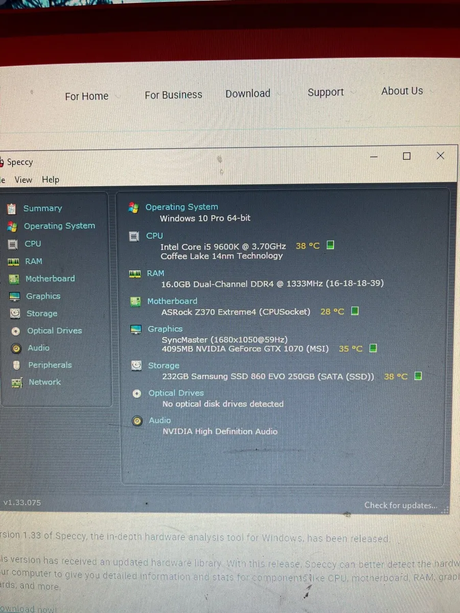 Gaming PC i5-9600K + GTX 1070 + HyperX Bundle - Image 4
