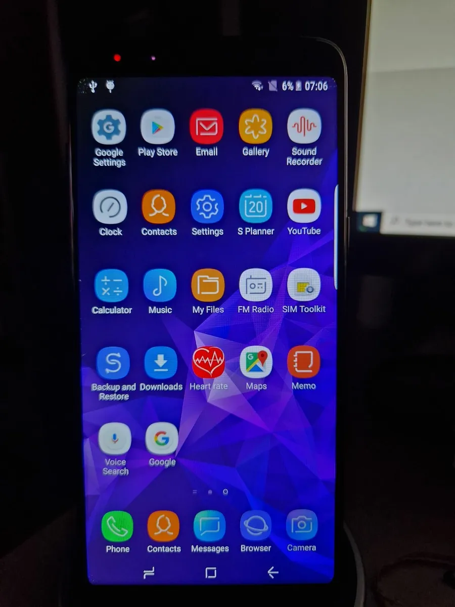 Samsung Galaxy S9 Model SM-G960U, 128GB Exc Cond - Image 1