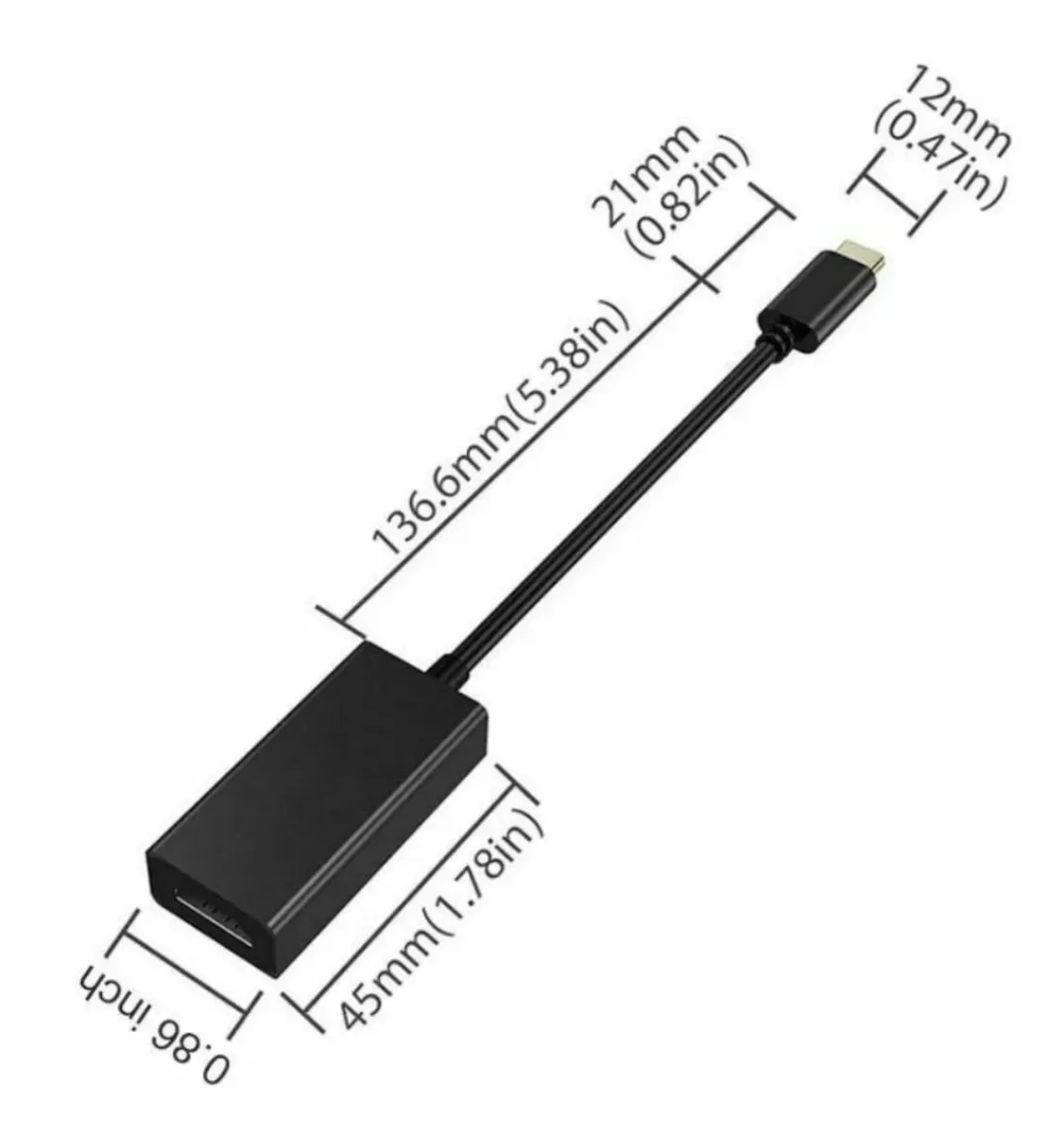 USB Type C to Female HDMI Adapter NEW - Image 3