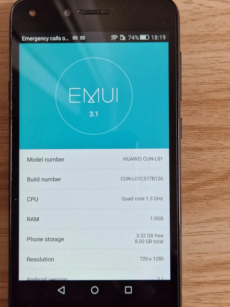 HUAWEI Y5 II CUN-L01 Quad Core 1.3GHz 8GB - Image 3