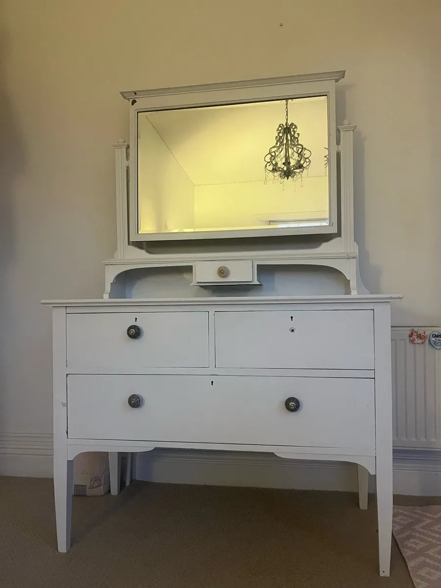 Antique Vanity Table - Image 1