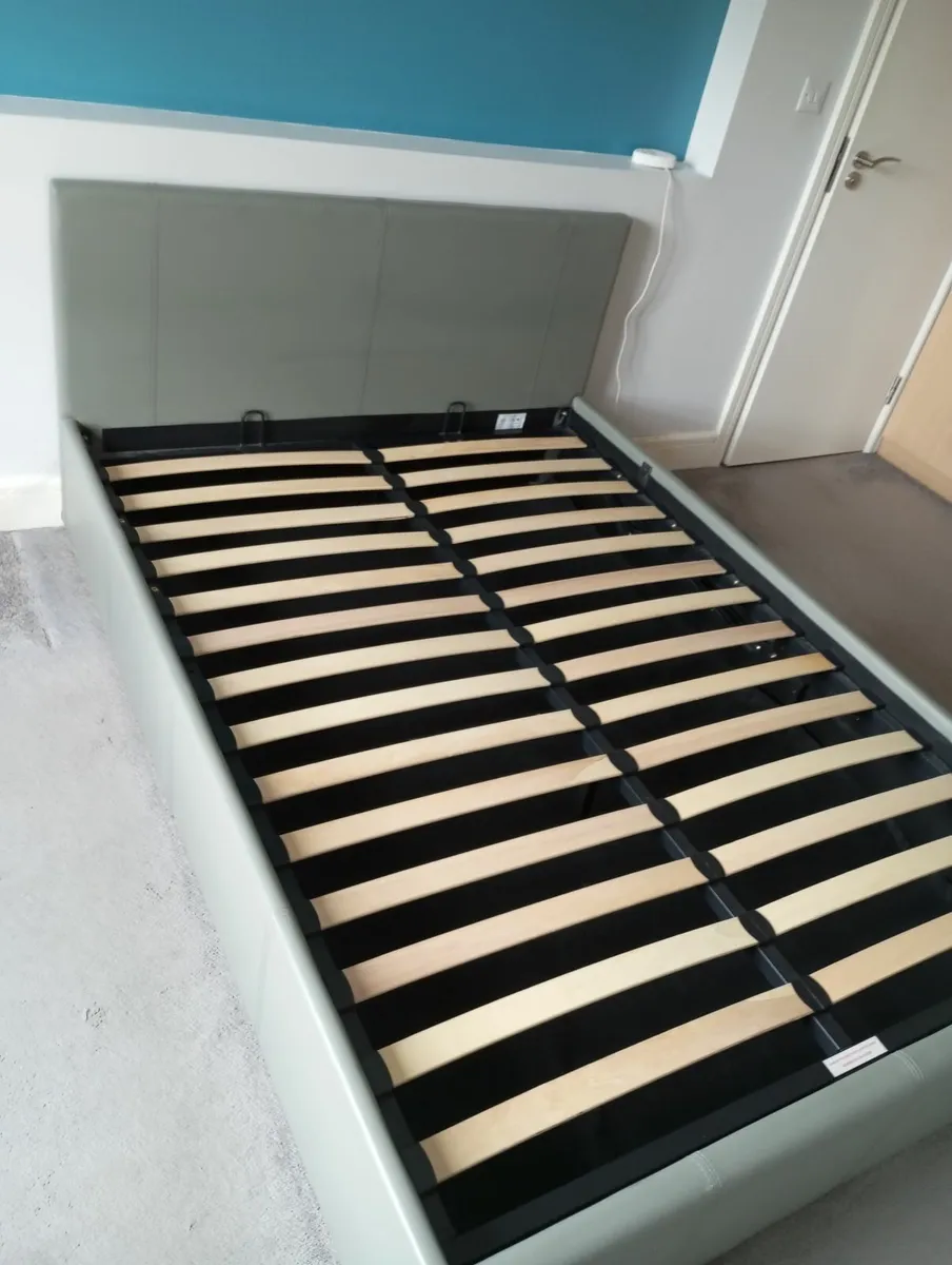 double bed with a chest without a mattress - Image 1