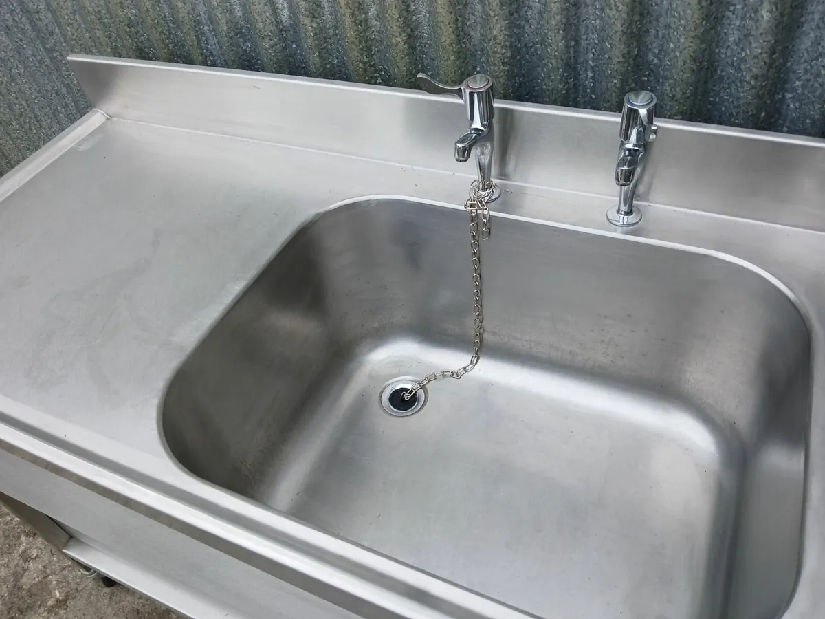 Stainless steel cabbinet sink unit delivered - Image 2