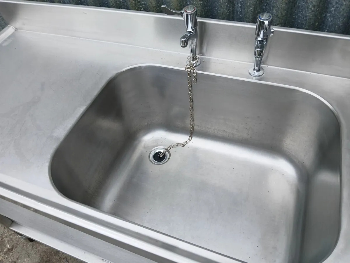Stainless steel cabbinet sink unit delivered - Image 3