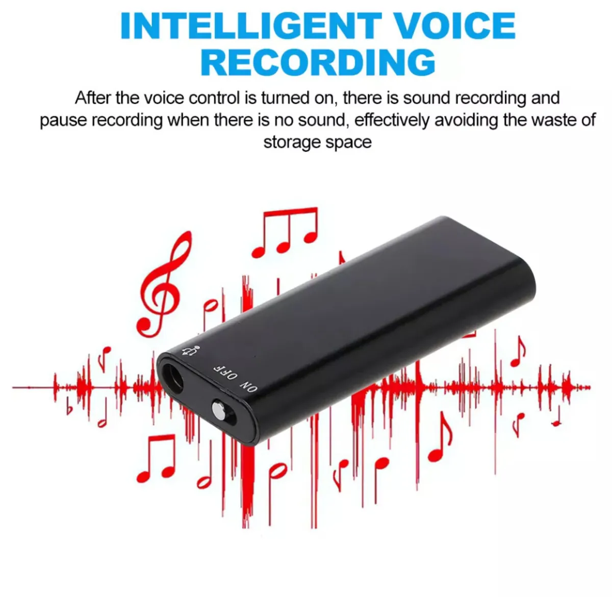 8GB / 96 Hour Mini Audio Sound / Voice Recorder - Image 3
