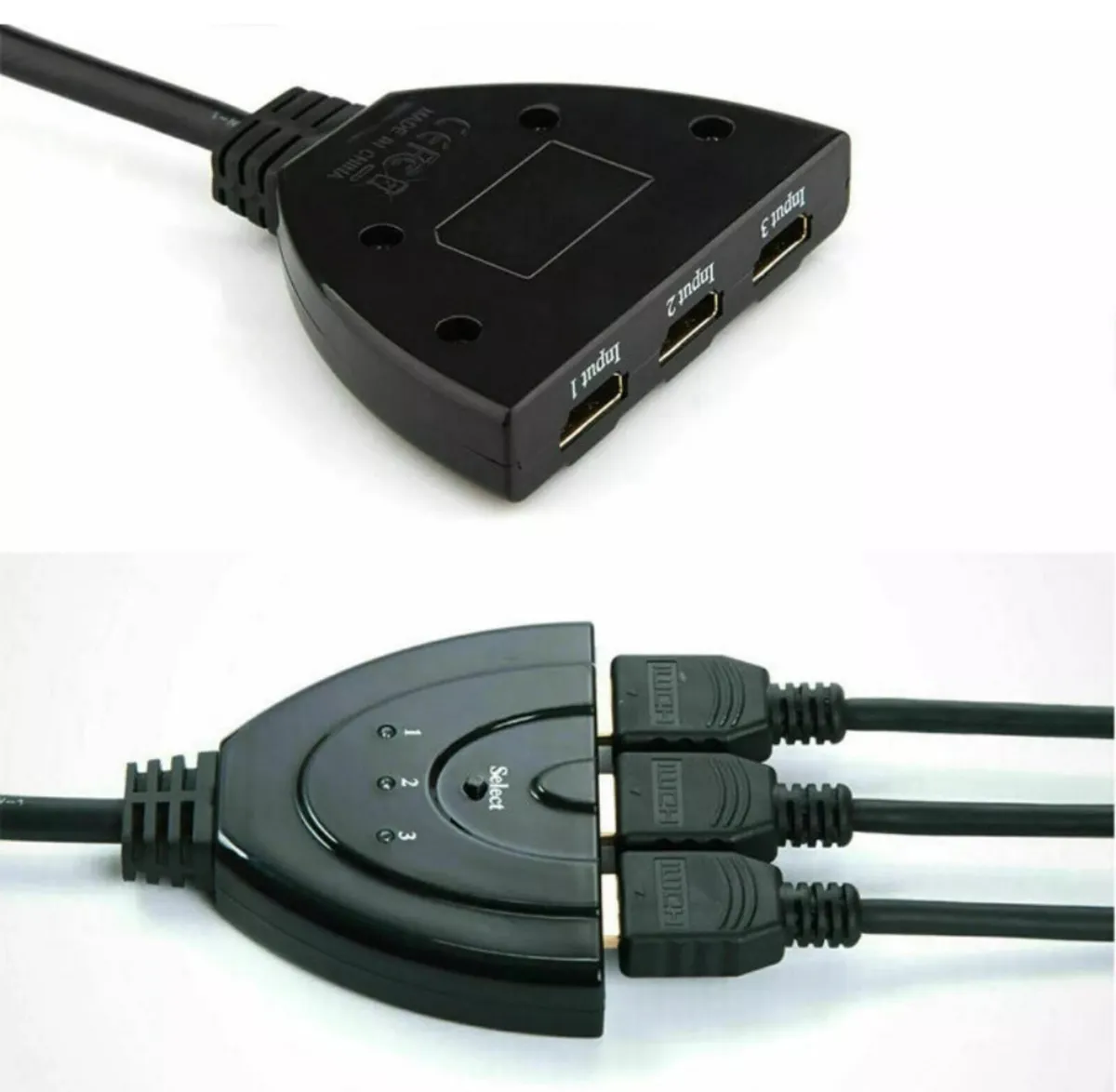 3 Port HDMI 4K Splitter Cable Multi Switcher - Image 2