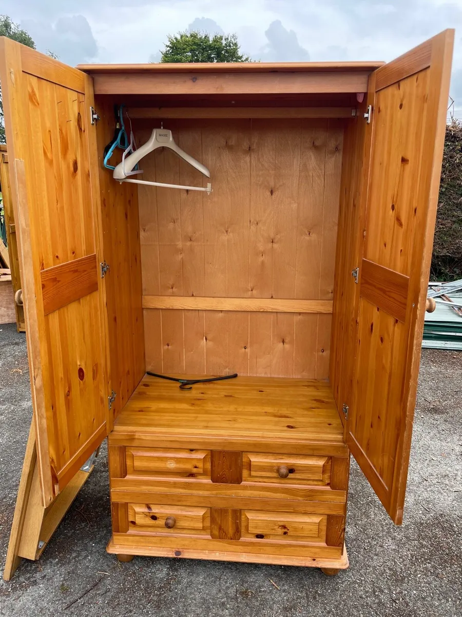 Pine wardrobe - Image 2