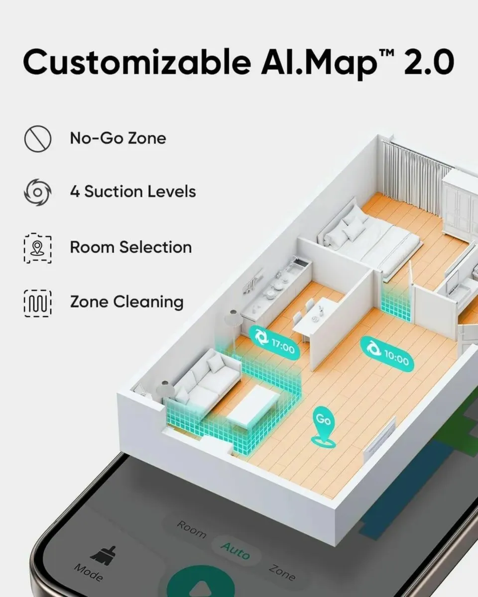 Hybrid Robot Vacuum Cleaner with Mop - Image 3