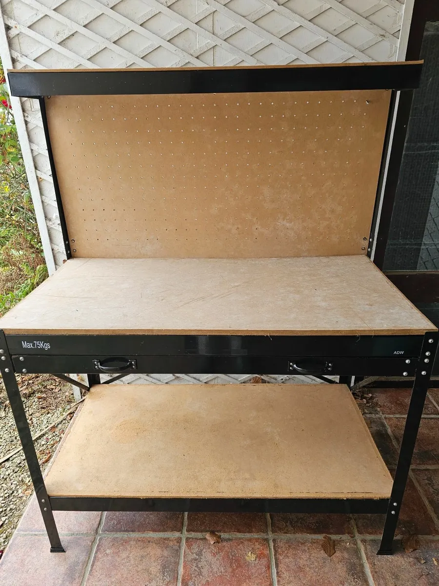 Workbench table with drawer carpentry work bench - Image 2