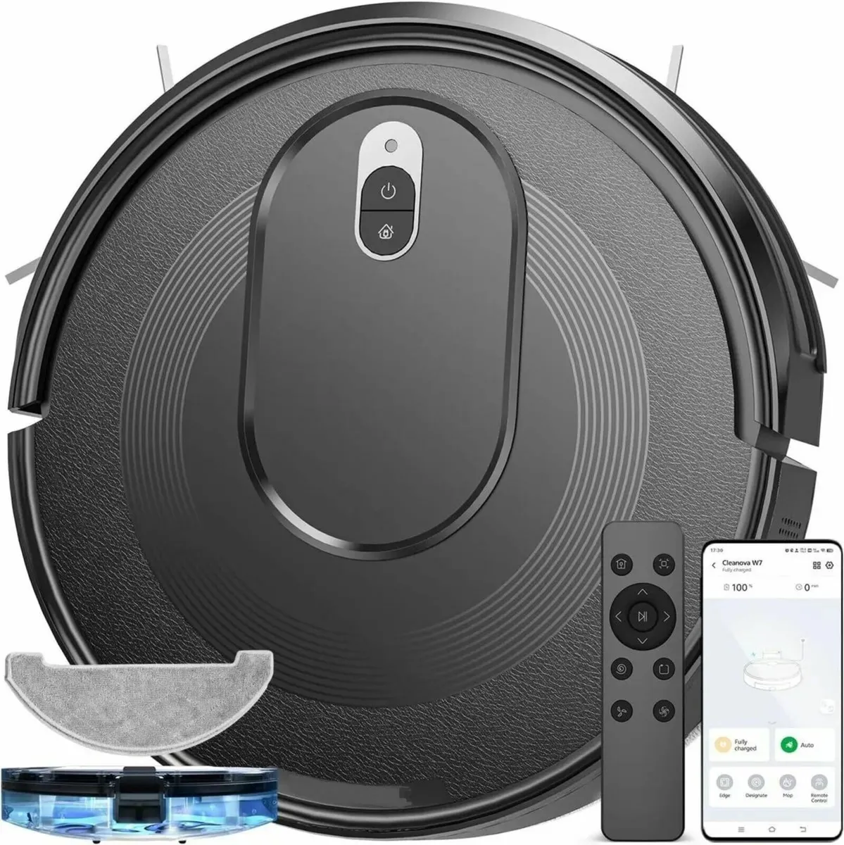 Robot Vacuum Cleaner with Mop Strong Suction Robot - Image 1