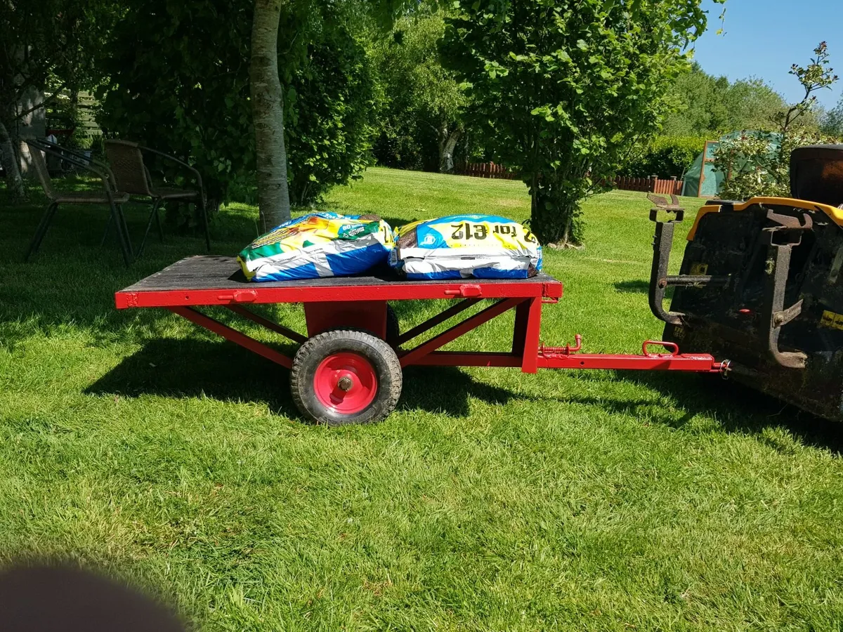 Ride on lawnmower trailor - Image 2