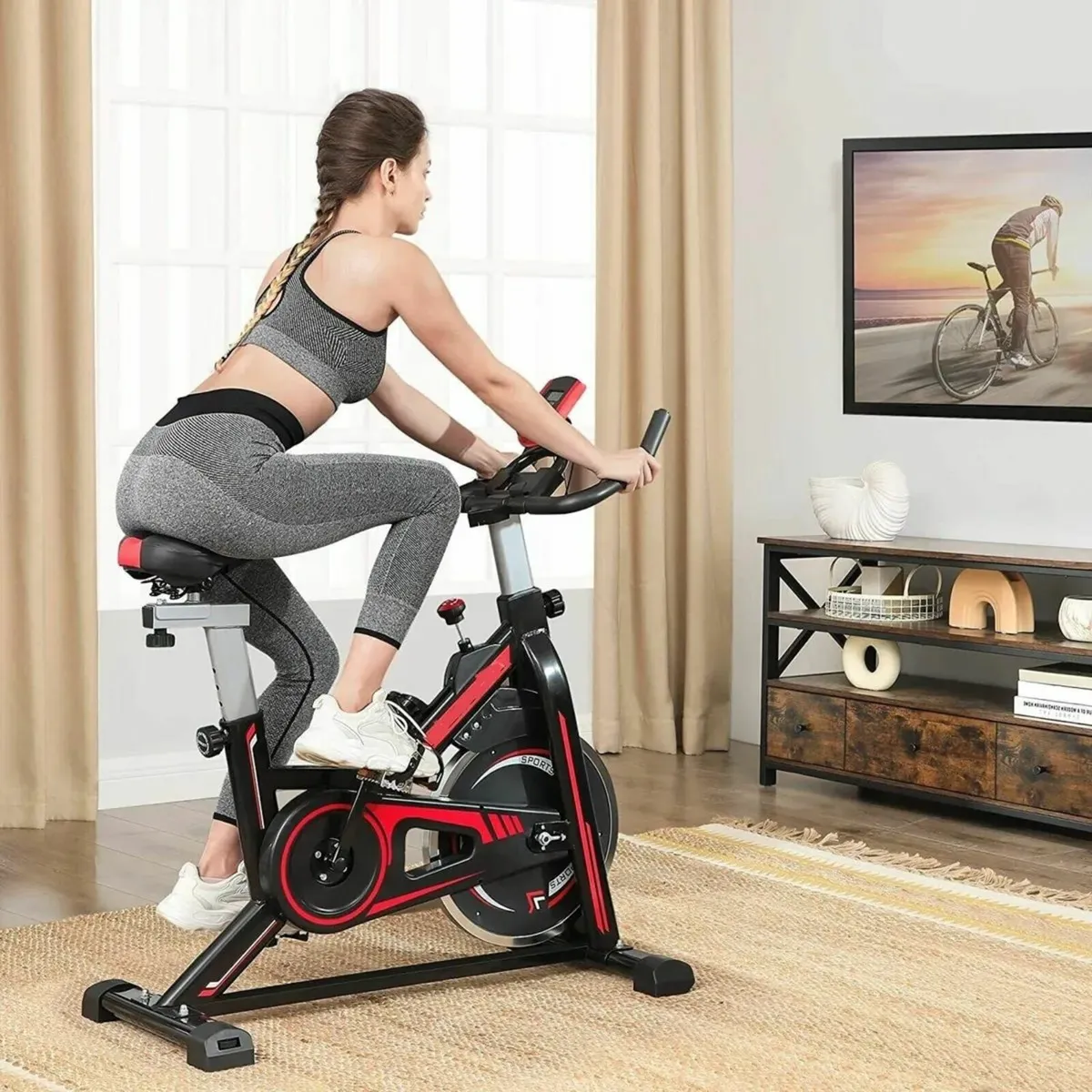 Exercise Bike Custom Home Workout Adjustable - Image 2
