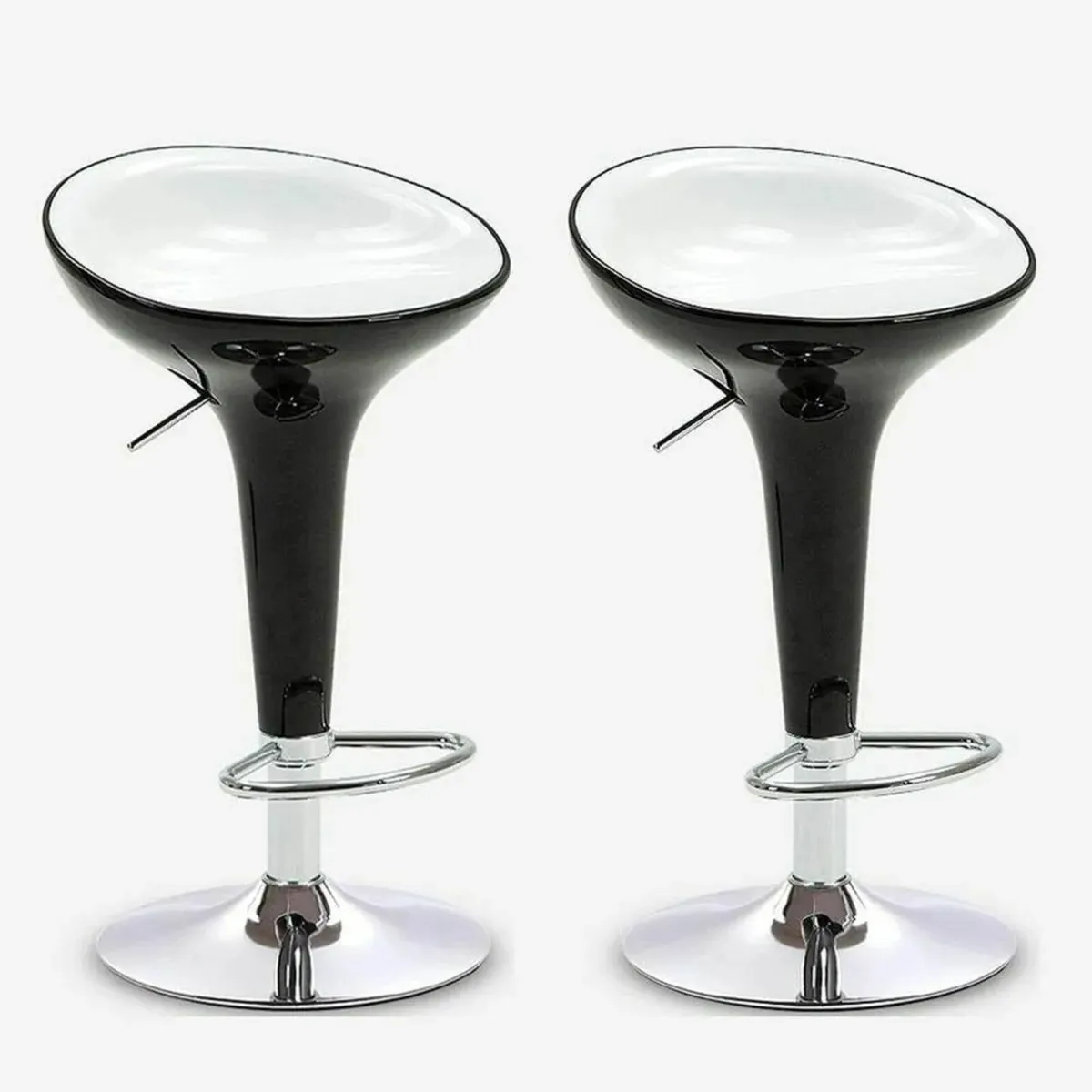 Bar Stools Set of 2 with Gas Lift for Kitchen - Image 4