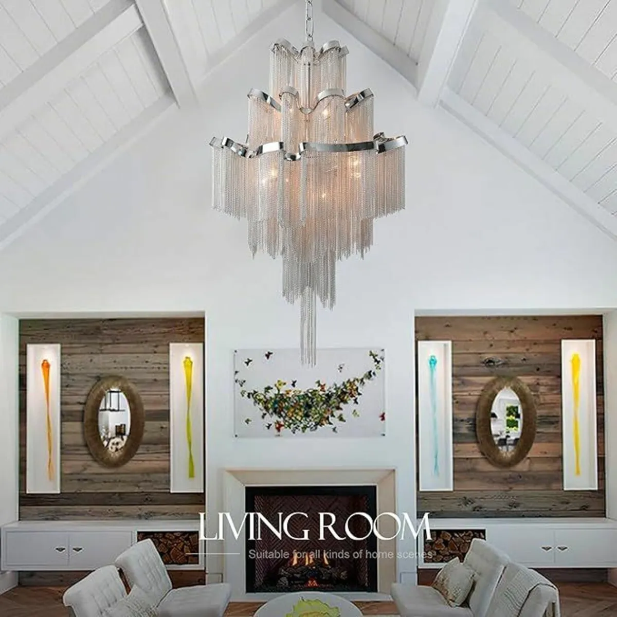 Aluminium Crystal Design Indoor Chandelier - Image 4