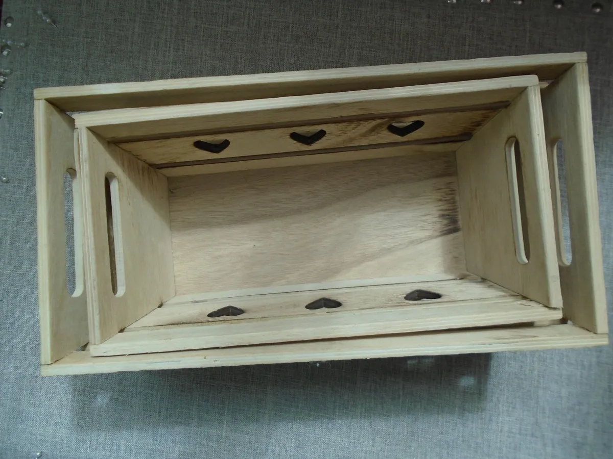 Wooden storage boxes, display box - Image 4