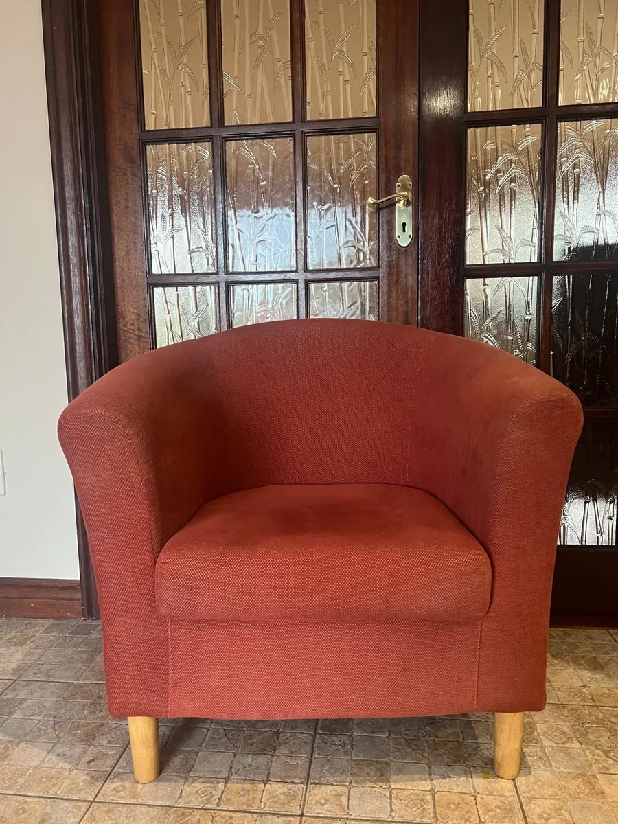 Red Tub Armchair