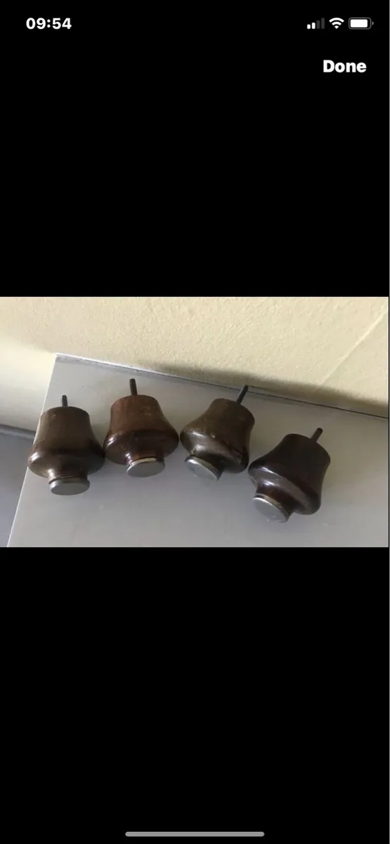 Vintage Timber Drawer Knobs (4) - Image 1
