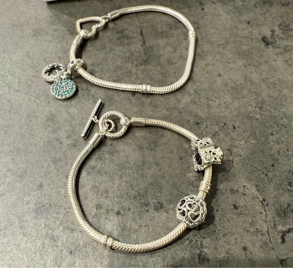 Two Pandora Bracelets - Image 1