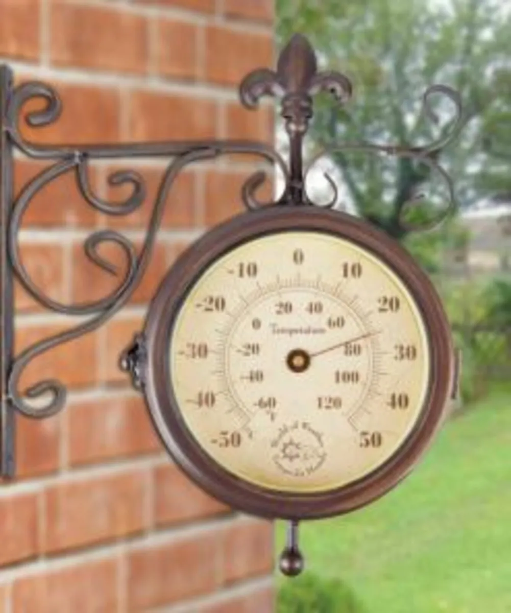 Stationclock + thermometer - Image 1