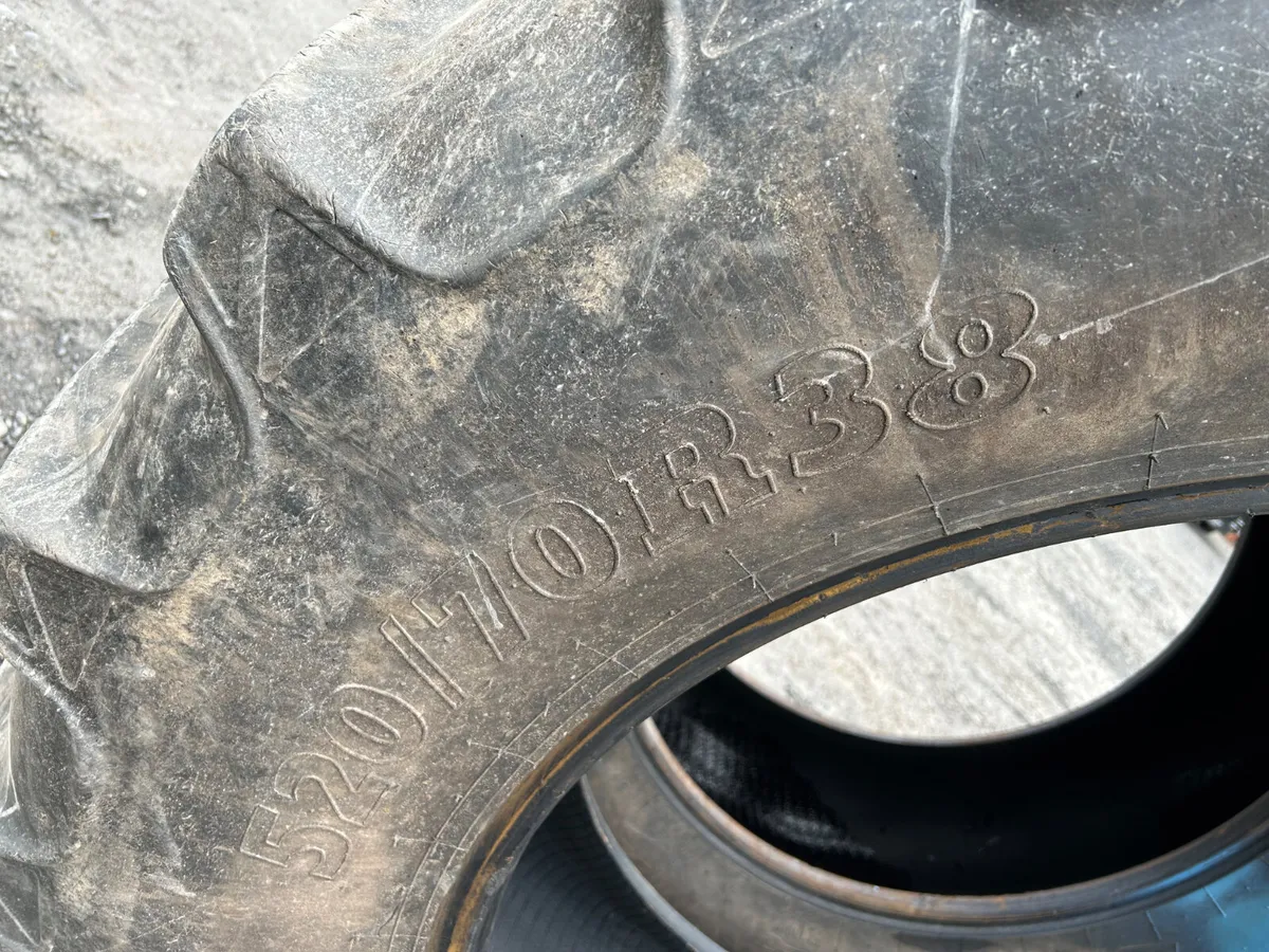 BKT 520/70 38 Rear Tyres - Image 3