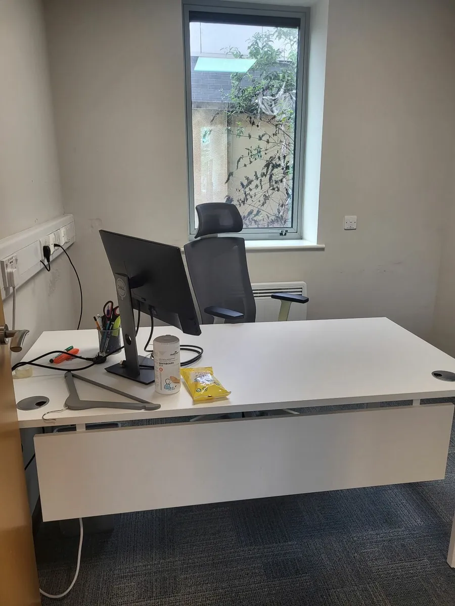 White Office Desks - Image 3