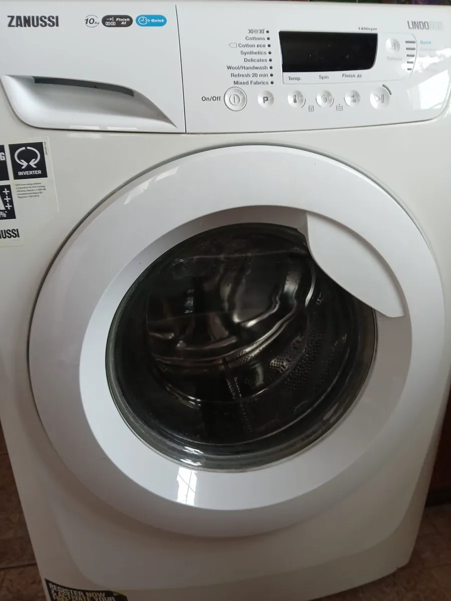 Zanussi Washer & Dryer Bundle – 10kg/8kg - Image 1