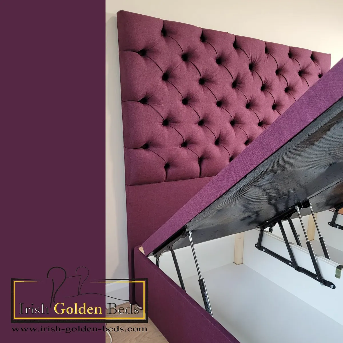 bed frame and headboard, free delivery - Image 1