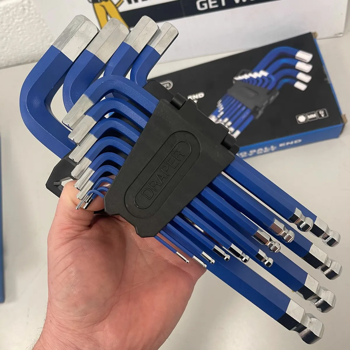 Draper Metric Jumbo Ball End Hex Key Set 13 Piece - Image 1