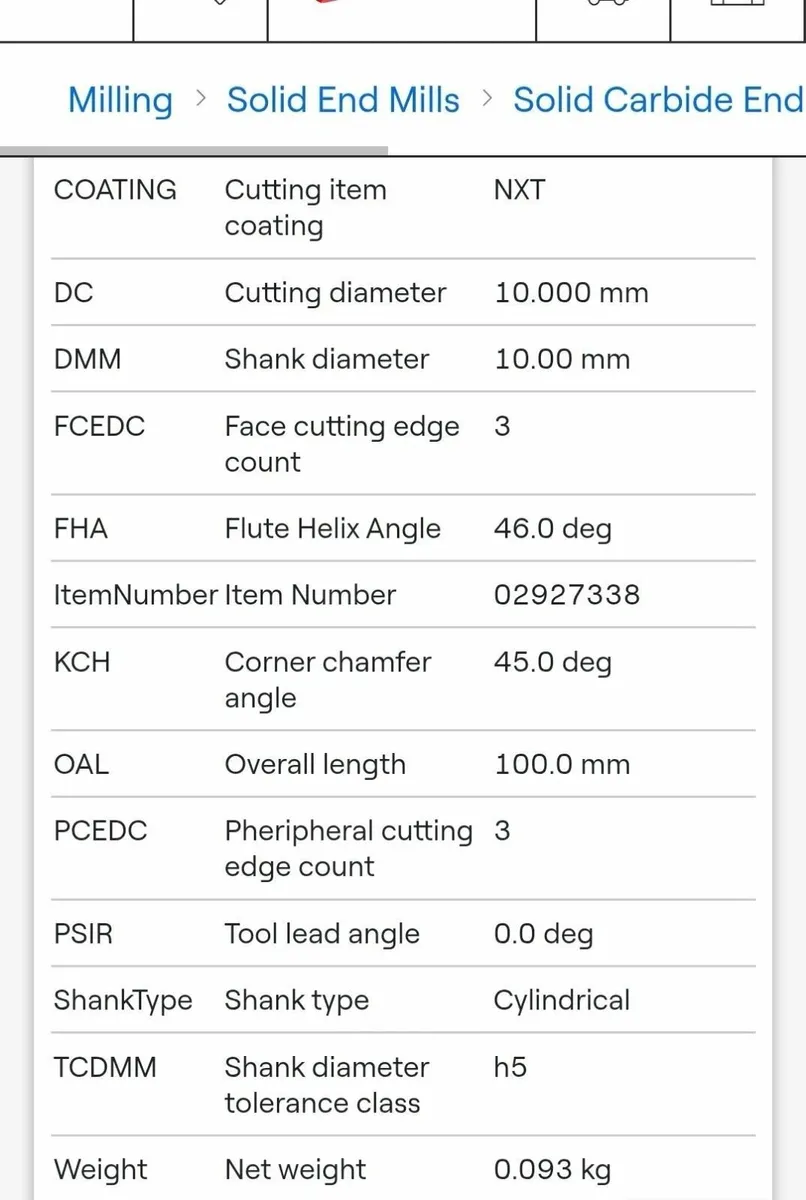 10mm CNC cutters - Image 2