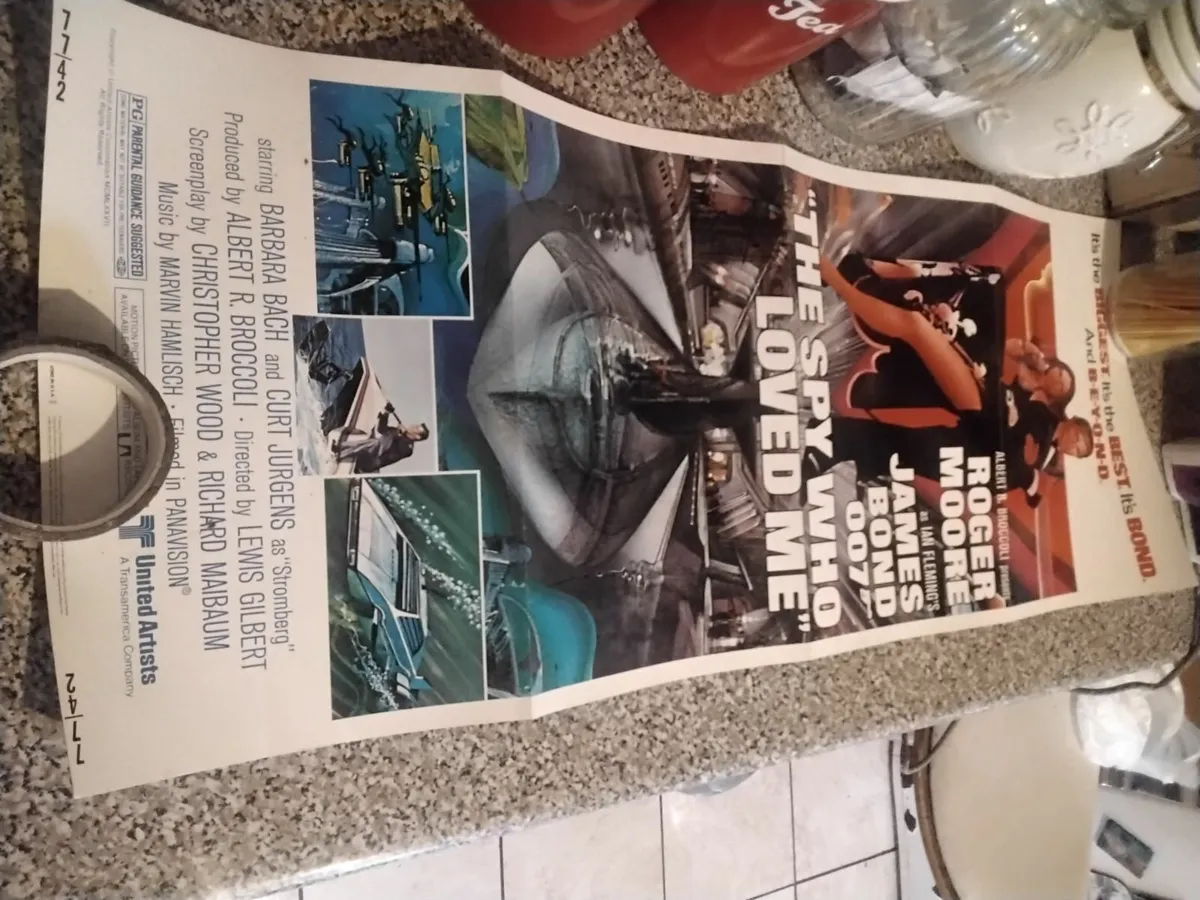 James bond.  R.moore.   Posters - Image 1