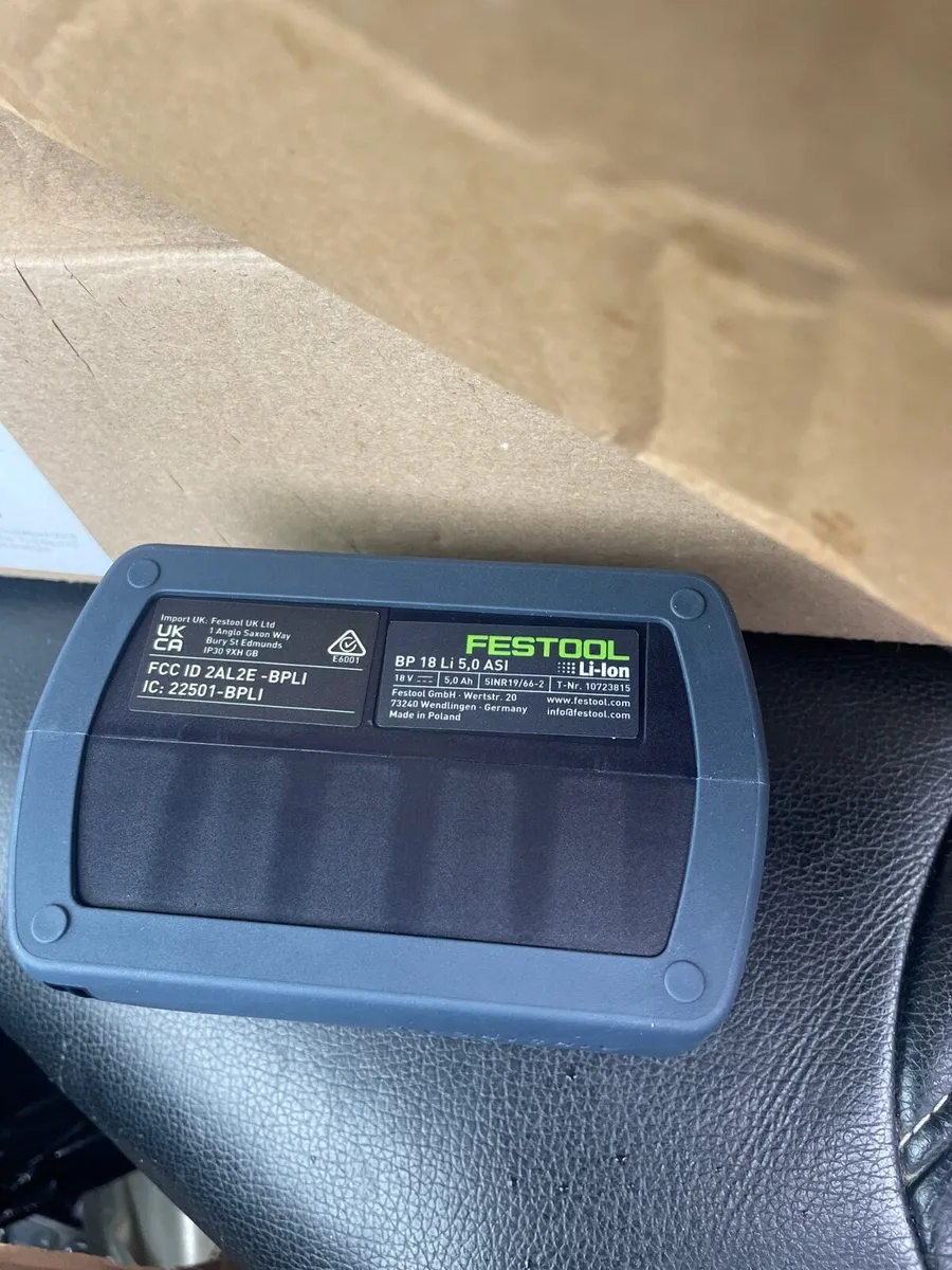 Festool 5.0 ah battery never used - Image 2