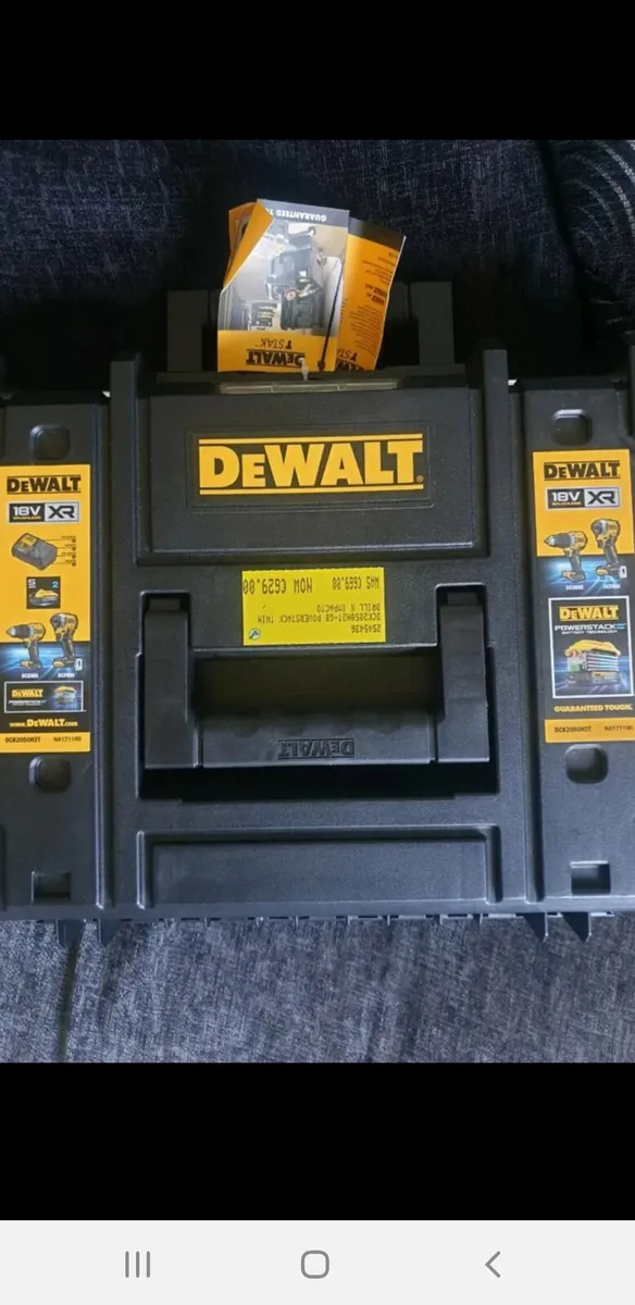 Dewalt powerstack impacter+combi drill set - Image 2