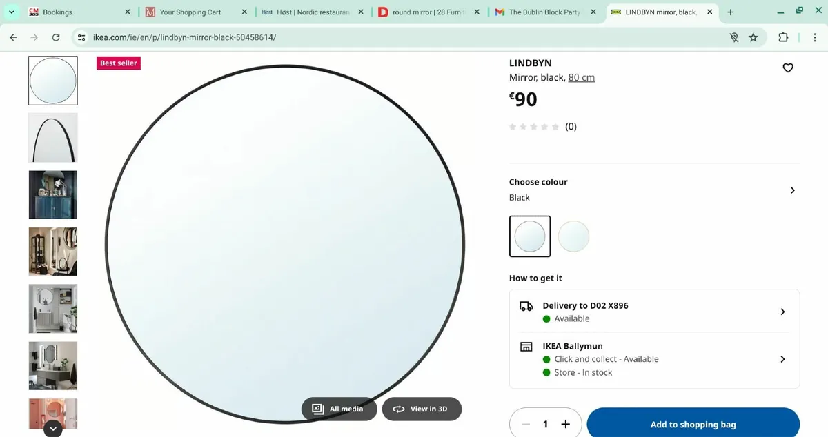 round mirror